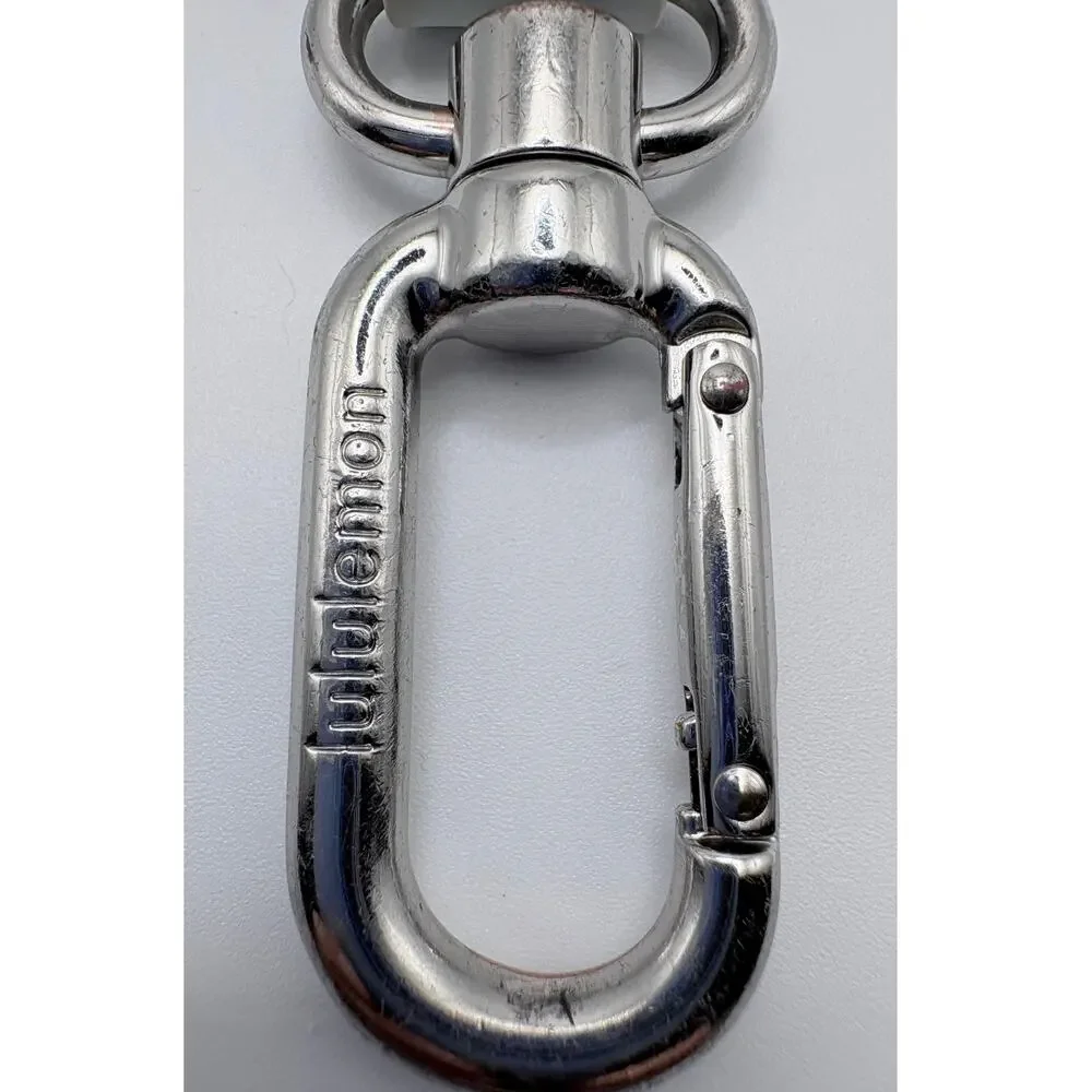 Lululemon Never Lost Keyfob in Pale Blue-Gray- Preowned